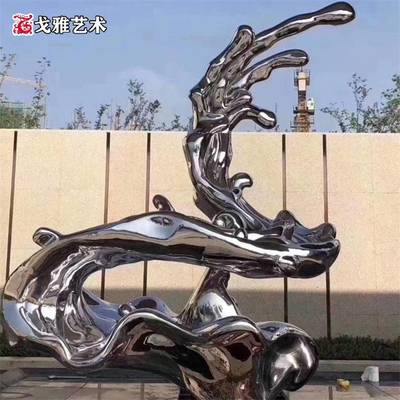 城市景觀雕塑 地產(chǎn)雕塑擺件 不銹鋼材質(zhì) 戈雅雕塑廠家